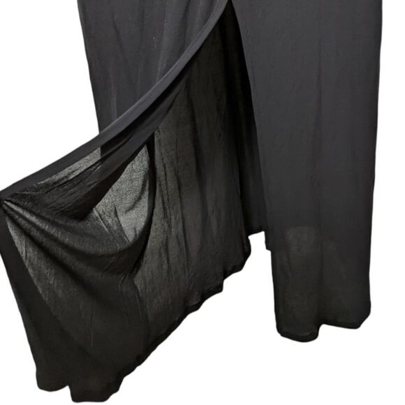 NWT DANA PISARRA Silk Halter Sheer Lace Nightgown XL - Picture 8 of 10